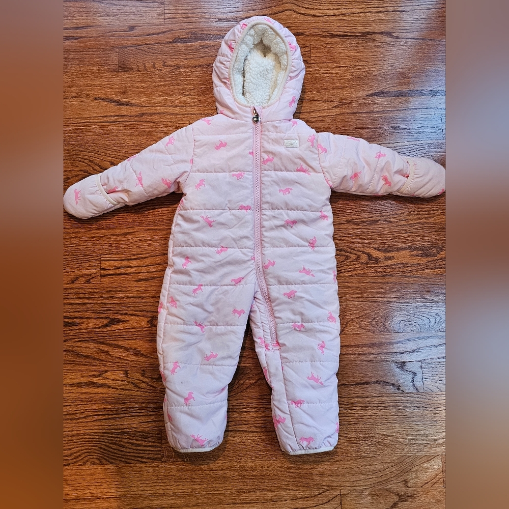 Baby girl 12 months snowsuit